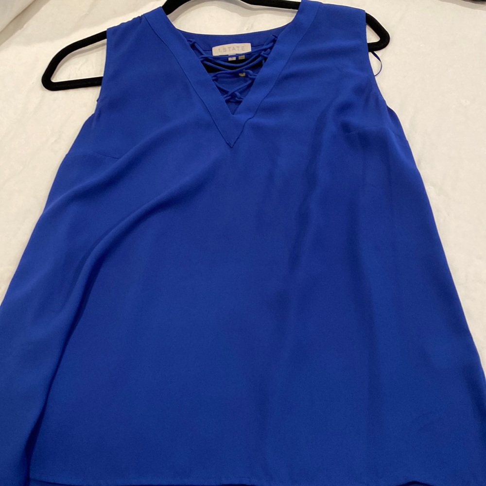 Blue top!